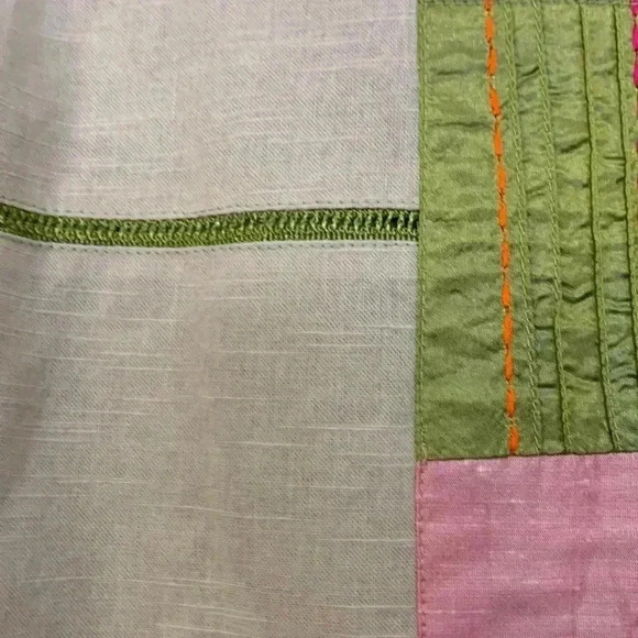 Parsley & sage cotton/silk embellished and embroidered light weight jacket - Picture 10 of 10